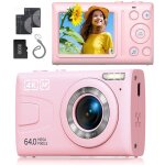 Jeemak appareil photo numérique compact 4k 64mp 2. 4 écran lcd zoom 18x appareil photo caméra pour enfant ... Jeemak appareil photo numérique compact 4k 64mp 2. 4 écran lcd zoom 18x appareil photo caméra pour enfant ...
