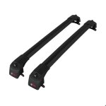 Compatible avec jeep compass 2017 - 2025 ace - 2 barres de toit railing porte - bagages de voiture (noir) ...