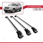Compatible avec jeep grand cherokee 3 (wk) 2005 - 2010 ace - 1 barres de toit railing porte - bagages ...
