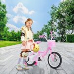 Jeobest 14 pouces bicyclette pour enfants de 3 - 5 ans vlo pour filles et garons quip de siges arrire ...