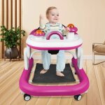 Jeobest 3 en 1 trotteur bb garon et fille marchette pousseur avec dambulateurchariot de marche avec ...