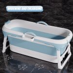 Jeobest baignoire pliante pour adultes 118 x 60 x 53 cm seau À vapeur pour sauna douche et bain glacé ... Jeobest baignoire pliante pour adultes 118 x 60 x 53 cm seau À vapeur pour sauna douche et bain glacé ...