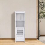 Jeobest colonne de salle de bain - 25 * 20 * 80cm - armoire de rangement - organisateur meuble de rangemen ...