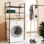 Jeobest �tag�re de rangement � 3 niveaux pour machine � laver - �conomie despace - pour salle de bain ...