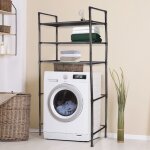 Jeobest �tag�re de salle de bain autoportant meuble de rangement � 3 niveaux pour cadrer lave - linge ...