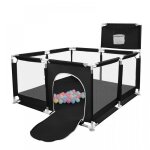 Jeobest parc b�b� parc b�b� pliable 126 cm x 126 cm parc b�b� avec panier de basket 50 balles oc�an gratuites ...