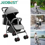 Jeobest poussette canne compacte pour 6 mois  4 ans - assise et inclinable - avec panier de rangement ...