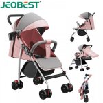 Jeobest poussette canne compacte pour b�b� - roues en eva - roues verrouillables - con�u pour les 6 mois ...
