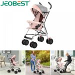 Jeobest poussette canne compacte pliable - voiturette pour bb - pour 6 mois  5 ans - capacit de charge ...