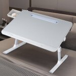 Jeobest table de lit pour ordinateur portable table pliable pour lit / canap� / sol r�glable en hauteur ...