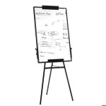 Jeobest tableau blanc magntique 60 x 90 cm relevable hauteur 0 - 160 cm portable pliable pour intrieur ...