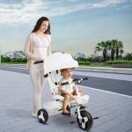 Jeobest tricycle bb volutif velo poussette enfant 5 ans de 12 mois compact accessoires pratiques pliante ...