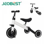 Jeobest tricycle pour enfants 2 en 1 v�lo blanc marcheur draisienne pour enfants �g�s de 1 � 4 ans