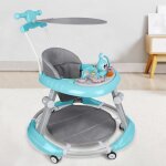 Jeobest trotteur pour b�b� 3 en 1 chariot d�veil et de marche marchette pliable - musique aire de jeu ...