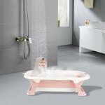 Jeobest xl baignoire bb sur pied avec tapis antidrapant et de trous de drainage 80 * 50 * 22cm baignoire ...