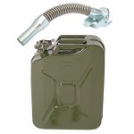 Jerrican en mtal 20l bidon avec bec verseur 465 x 355 x 16 vert arme