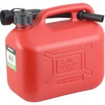 Jerrican de transport de carburant - gvm - 5 litres - rouge - léger - pratique Jerrican de transport de carburant - gvm - 5 litres - rouge - léger - pratique