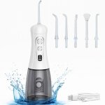 Jet dentaire hydropulseur portable water flosserirrigateur oral 8 modes et 5 busesréservoir deau 400 ... Jet dentaire hydropulseur portable water flosserirrigateur oral 8 modes et 5 busesréservoir deau 400 ...