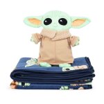 Jet de lit ensemble star wars the mandalorian grogu avec peluche