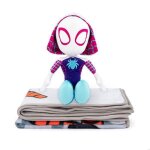 Jet de lit marvel spidey amis extraordinaires ghost - spider avec peluche