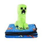Jet de lit minecraft creepers ensemble de couverture