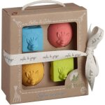 Jeu de 2 balles et 2 cubes sopure sophie la girafe - vulli - pour bb ds 3 mois - matriaux mixtes