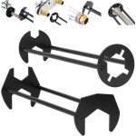 Jeu de 2 cl�s � robinet universelles 7 tailles cl� hexagonale � 4 m�choires pour �vier outil multifonction ...