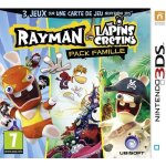 Jeu 3ds rayman et les lapins crtins pack famille
