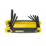 Jeu de 8 cl�s m�les torx stanley - mod�le 2 - 69 - 266 - finition noire phosphate