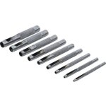 Jeu de 9 emporte pieces ronds 25 - 10 mm poincons de decoupe joints label