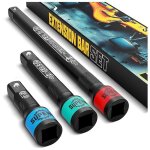 Jeu de 3 rallonges � douilles extension cliquet 1 / 2 prolongateur cliquet pour auto r�paration