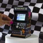 Jeu arcade - mister gadget - car racer - retro - 30 jeux - bleu