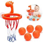 Jeux de bain panier de basket pour la douche avec 5 balles non poreuses?le diam�tre du cerceau est de ...