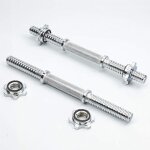 Jeu de barres dhalt�res - ddcaqioua - 40 mm - chrome - 2 pi�ces - poids max 70 kg