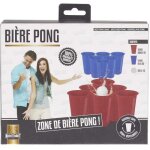 Jeu à boire bière pong - ac - déco - verres réutilisables - bleu rouge Jeu à boire bière pong - ac - déco - verres réutilisables - bleu rouge