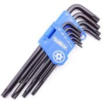 Jeu de cl�s torx - hemborta - 9 pcs - acier - t10 - t50 - embout torx