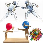 Jeu de combat de ballons en bambou ?faite � la main poup�e de fencing en bois pour 2 joueurs pour des ...
