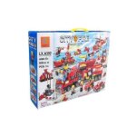 Jeu de construction caserne de pompiers?camion h�licopt�re bateau & figurines ?jeu �ducatif enfant 6 ...