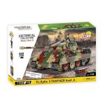 Jeu de construction - cobi - pz. kpfw. v panther ausf. a - camouflage - 1152 �l�ments - 1 figurine tankiste ...