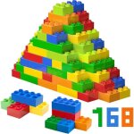 Jeu de construction grand - 168 pi�ces - compatible duplo - couleurs vives