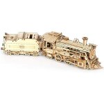 Jeu de construction - locomotive - puzzle 3d en bois - prdcoupe laser - montage facile - cadeau cratif ...