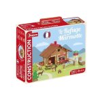 Jeu de construction - jeujura - le refuge de la marmotte - 150 pices - bois naturel - mixte