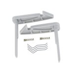 Jeu de crochets de fermeture - facom - jet3 - 07 / 08 - serrure � ressorts pour tiroir - gris - lot de ...
