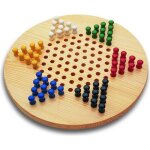 Jeu de dame chinoise - cayro - l'etoile chinoise - bois massif