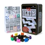 Jeu de socit ducatif - dot domino - double 12 - 91 pices - mlamine - couleurs vives