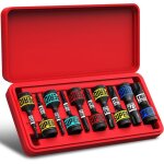 Jeu de douille torx � choc cr - mo 1 / 2 - lot de 10 douilles t25 - t80