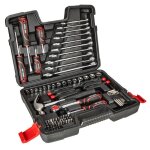 Jeu doutils - top tools - 73 pices - douilles hexagonales - coffret en plastique - 1 / 4 et 3 / 8