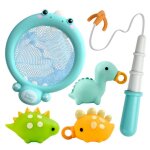Jeu deau pour la salle de bain de bb jet deau filet de pche pour dinosaure jouets pour la baignoire ...
