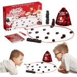 Jeu dchecs magntique pour nol jeu de societe 20pcs pierres jeu de table de combat magntique jouets ...