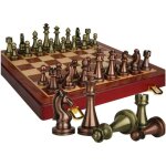 Jeu déchecs rétro cadeau jeu de voyage échiquier pliable portable en bois pièces déchecs en métal jeu ... Jeu déchecs rétro cadeau jeu de voyage échiquier pliable portable en bois pièces déchecs en métal jeu ...
